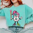 8th Birthday Baseball Ice-Cream Drip 8 Years Old Boys Girls Comfort Colors Sweatshirt Butter 8th Birthday Baseball Ice-Cream Drip 8 Years Old Boys Girls Comfort Colors Sweatshirt Butter