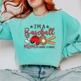 Ball Mom I'm A Baseball Mom Baseball Mom Comfort Colors Sweatshirt Butter