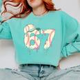 Baseball 67 Drip Six Seven Baseball Dripping Boys Kids Comfort Colors Sweatshirt Butter Baseball 67 Drip Six Seven Baseball Dripping Boys Kids Comfort Colors Sweatshirt Butter