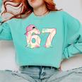 Baseball 67 Dripping Six Seven Drip Boys Gen Z Comfort Colors Sweatshirt Butter Baseball 67 Dripping Six Seven Drip Boys Gen Z Comfort Colors Sweatshirt Butter