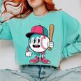 Baseball Drip Boys Ice Cream Youth Comfort Colors Sweatshirt Butter Baseball Drip Boys Ice Cream Youth Comfort Colors Sweatshirt Butter