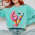 Baseball Drip Ice Cream 67 Comfort Colors Sweatshirt Butter Baseball Drip Ice Cream 67 Comfort Colors Sweatshirt Butter
