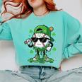 Baseball Drip Ice Cream Shamrock Kids Boy St Patrick’s Day Comfort Colors Sweatshirt Butter Baseball Drip Ice Cream Shamrock Kids Boy St Patrick’s Day Comfort Colors Sweatshirt Butter