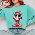 Baseball Drip Ice Cream Sunglasses Boys Youth Kids Valentine Comfort Colors Sweatshirt Butter Baseball Drip Ice Cream Sunglasses Boys Youth Kids Valentine Comfort Colors Sweatshirt Butter