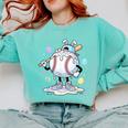 Baseball Drip Icecream Apparel Youth Boy Easter Comfort Colors Sweatshirt Butter Baseball Drip Icecream Apparel Youth Boy Easter Comfort Colors Sweatshirt Butter