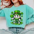 Baseball Drip Icecream Apparel Youth Boy St Patrick Day Comfort Colors Sweatshirt Butter