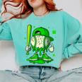Baseball Drip Icecream Apparel Youth Boy St Patricks Day Comfort Colors Sweatshirt Butter