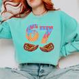 Baseball Drip Number 67 Player Six Seven Meme Comfort Colors Sweatshirt Butter