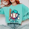 Baseball Drippy Style Apparel For Boys Youth Drip Baseball Comfort Colors Sweatshirt Butter Baseball Drippy Style Apparel For Boys Youth Drip Baseball Comfort Colors Sweatshirt Butter