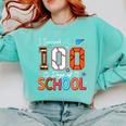 Baseball Football Basketball I Survived 100 Days Of School Comfort Colors Sweatshirt Butter