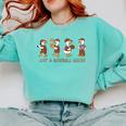 Baseball Goose Baseball Silly Goose Game Day Sports Comfort Colors Sweatshirt Butter