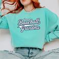 Baseball Grandma Graphic Comfort Colors Sweatshirt Butter