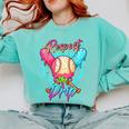 Baseball Ice Cream Drip Number 67 Player 67 Respect The Drip Comfort Colors Sweatshirt Butter Baseball Ice Cream Drip Number 67 Player 67 Respect The Drip Comfort Colors Sweatshirt Butter