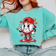 Baseball Ice Cream Valentine Dripping Game Day Men Boys Kids Comfort Colors Sweatshirt Butter