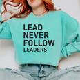 Baseball Lead Never Follow Leaders Team Captain Leadership Premium Tri-Blend Comfort Colors Sweatshirt Butter Baseball Lead Never Follow Leaders Team Captain Leadership Premium Tri-Blend Comfort Colors Sweatshirt Butter