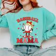 Baseball Mama Sports Mom Baseball Valentine Drip Girls Women Comfort Colors Sweatshirt Butter