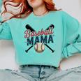 Baseball Mama Squad Proud Sports Mom Game Day Comfort Colors Sweatshirt Butter Baseball Mama Squad Proud Sports Mom Game Day Comfort Colors Sweatshirt Butter
