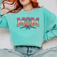 Baseball Mom Coquette Bow Mommy Ice Cream Mother's Day Mom Comfort Colors Sweatshirt Butter Baseball Mom Coquette Bow Mommy Ice Cream Mother's Day Mom Comfort Colors Sweatshirt Butter