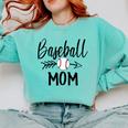 Baseball Mom Cute Arrow Father's Mother's Xmas Day Comfort Colors Sweatshirt Butter
