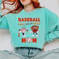 Baseball Mom Heart Baseball Mama Mother's Day Comfort Colors Sweatshirt Butter Baseball Mom Heart Baseball Mama Mother's Day Comfort Colors Sweatshirt Butter