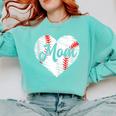 Baseball Mom Heart Mother's Day Mom Grandma Mama Boys Girls Comfort Colors Sweatshirt Butter Baseball Mom Heart Mother's Day Mom Grandma Mama Boys Girls Comfort Colors Sweatshirt Butter