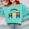 Baseball Mom Rainbow Game Day Comfort Colors Sweatshirt Butter Baseball Mom Rainbow Game Day Comfort Colors Sweatshirt Butter