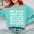 Baseball Mom Swing Watch Mouth Baseball Boy Premium Comfort Colors Sweatshirt Butter Baseball Mom Swing Watch Mouth Baseball Boy Premium Comfort Colors Sweatshirt Butter