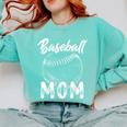 Baseball Mom For Women Family Matching Players Team Mommy Comfort Colors Sweatshirt Butter Baseball Mom For Women Family Matching Players Team Mommy Comfort Colors Sweatshirt Butter