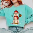 Baseball Snowman Merry Christmas Holiday Sports Xmas Pajamas Comfort Colors Sweatshirt Butter Baseball Snowman Merry Christmas Holiday Sports Xmas Pajamas Comfort Colors Sweatshirt Butter