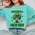 Baseball St Patrick's Day Irish Shamrock Trendy Comfort Colors Sweatshirt Butter