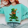Baseball St Patricks Day Leprechaun Boys Girls Men Women Comfort Colors Sweatshirt Butter Baseball St Patricks Day Leprechaun Boys Girls Men Women Comfort Colors Sweatshirt Butter