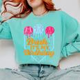 Bruh It's My Birthday Ice Cream Drip Baseball Birthday Comfort Colors Sweatshirt Butter