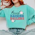 Busy Raising Ballers Retro Groovy Baseball Mom Outfit Comfort Colors Sweatshirt Butter Busy Raising Ballers Retro Groovy Baseball Mom Outfit Comfort Colors Sweatshirt Butter