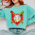 Christmas Baseball Ice Cream Drip Men Women Kids Comfort Colors Sweatshirt Butter Christmas Baseball Ice Cream Drip Men Women Kids Comfort Colors Sweatshirt Butter