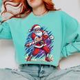 Christmas Baseball Santa Game Day Xmas Boys Kids Men Comfort Colors Sweatshirt Butter Christmas Baseball Santa Game Day Xmas Boys Kids Men Comfort Colors Sweatshirt Butter