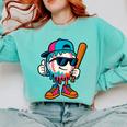 Cool Baseball Drip For Boys Ice Cream Drip Baseball Kids Comfort Colors Sweatshirt Butter Cool Baseball Drip For Boys Ice Cream Drip Baseball Kids Comfort Colors Sweatshirt Butter