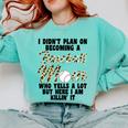 I Didn't Plan On Becoming a Baseball Mom Baseball Comfort Colors Sweatshirt Butter