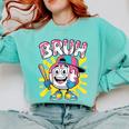 Drip Baseball Boy Youth Kid Ice Cream Dripping Baseball Bruh Comfort Colors Sweatshirt Butter Drip Baseball Boy Youth Kid Ice Cream Dripping Baseball Bruh Comfort Colors Sweatshirt Butter