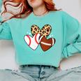 Football Baseball Heart Football Baseball Mom Comfort Colors Sweatshirt Butter Football Baseball Heart Football Baseball Mom Comfort Colors Sweatshirt Butter