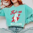 Future Matlacha Baseball Star Baseball Player Sports Theme Premium Tri-Blend Comfort Colors Sweatshirt Butter