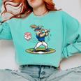 Goat Baseball Player With Bat And Ball Drip Animal Sports Comfort Colors Sweatshirt Butter Goat Baseball Player With Bat And Ball Drip Animal Sports Comfort Colors Sweatshirt Butter