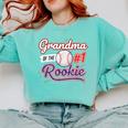 Grandparent Grandma Of The 1 Rookie Baseball Comfort Colors Sweatshirt Butter Grandparent Grandma Of The 1 Rookie Baseball Comfort Colors Sweatshirt Butter
