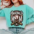 Home Run Baseball Mom Comfort Colors Sweatshirt Butter