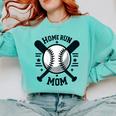 Home Run Mom Shirt Baseball Mom Mother's Day Comfort Colors Sweatshirt Butter