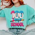 HUGvyn 100 Days Of School Baseball Ice Cream Teacher Student Comfort Colors Sweatshirt Butter
