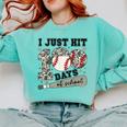 I Just Hit 100 Days Of School Camo Baseball 100 Days Smarter Comfort Colors Sweatshirt Butter