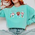 Let's Play Ball Boys Baseball Mom Comfort Colors Sweatshirt Butter Let's Play Ball Boys Baseball Mom Comfort Colors Sweatshirt Butter