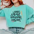 Loud & Proud Baseball Mom Comfort Colors Sweatshirt Butter Loud & Proud Baseball Mom Comfort Colors Sweatshirt Butter