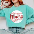 Mama Baseball Mom Comfort Colors Sweatshirt Butter Mama Baseball Mom Comfort Colors Sweatshirt Butter
