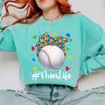Messy Ball Puzzle Baseball Mom Life Autism Awareness Month Comfort Colors Sweatshirt Butter Messy Ball Puzzle Baseball Mom Life Autism Awareness Month Comfort Colors Sweatshirt Butter